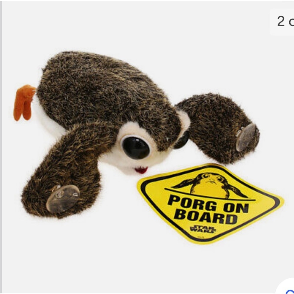 COPY - Star Wars PORG Collectable plush hangs with suction cups